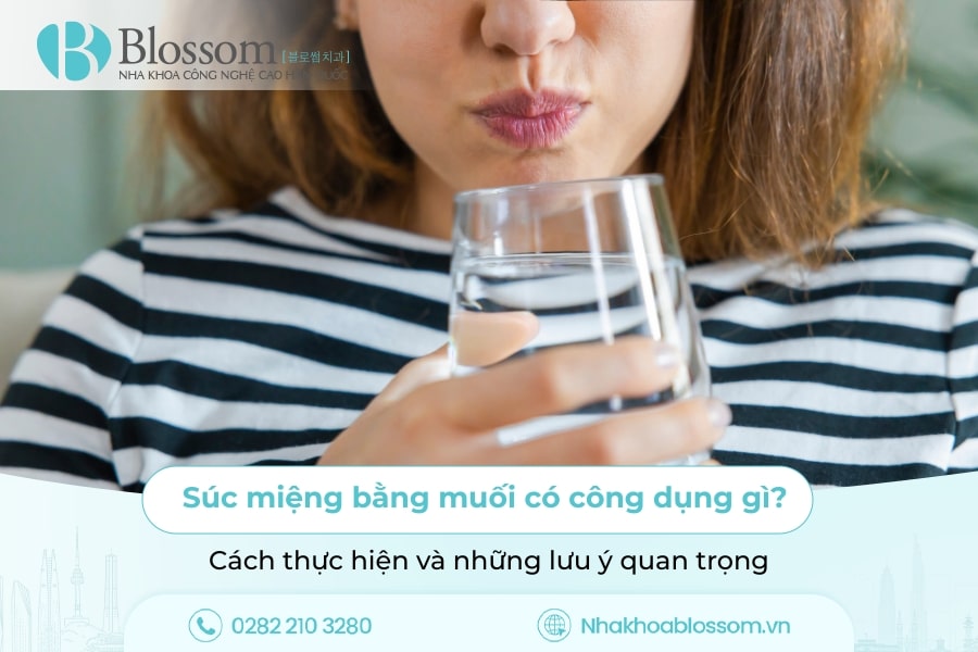 Súc miệng bằng muối có công dụng gì? Cách thực hiện và những lưu ý quan trọng